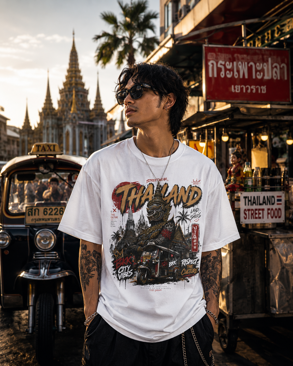 Bangkok Guardian T-Shirt — Thailand Streetwear Style | Wild Boys