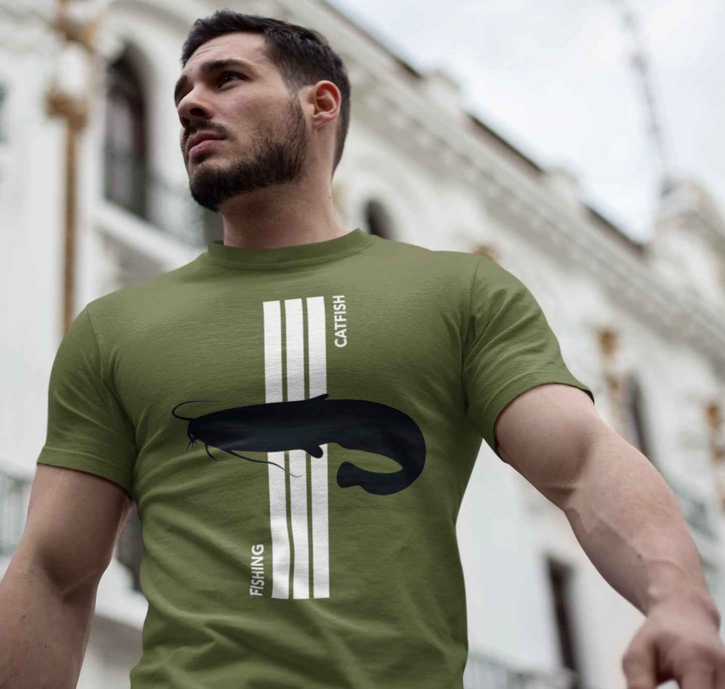 FISHING CATFISH T-Shirt für Männer, Frauen & Diverse