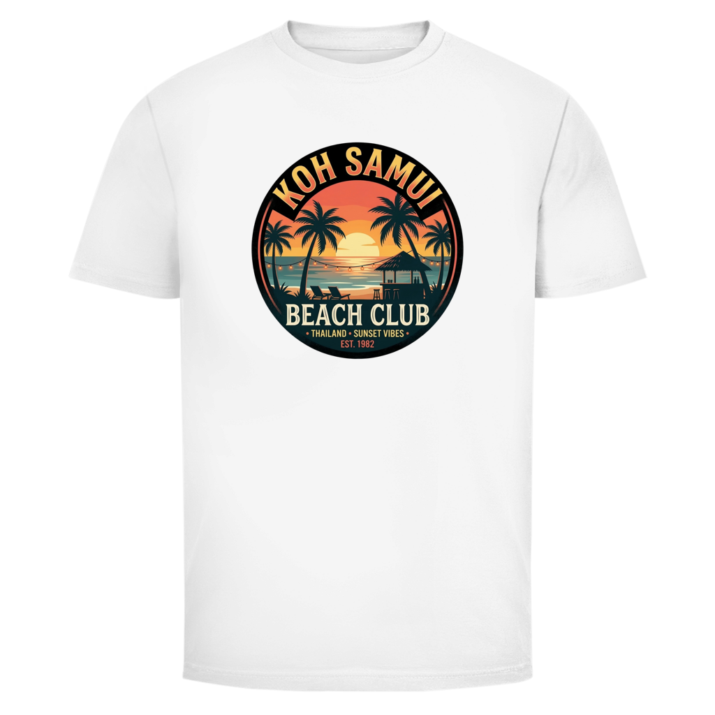 Koh Samui Beach Club T-Shirt – Thailand – T-Shirt Frontansicht