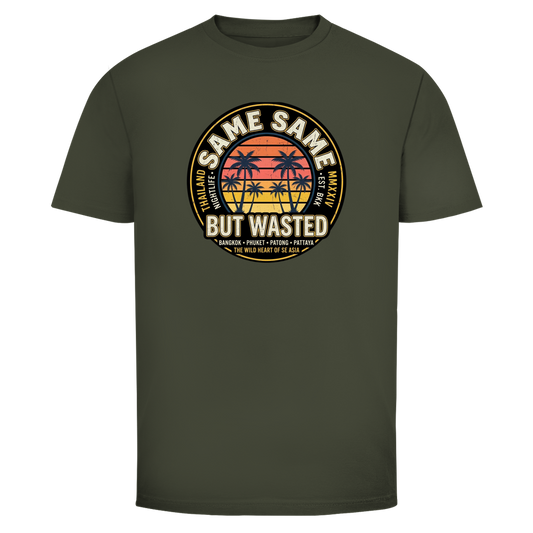 Same Same But Wasted T-Shirt – Party – T-Shirt Frontansicht