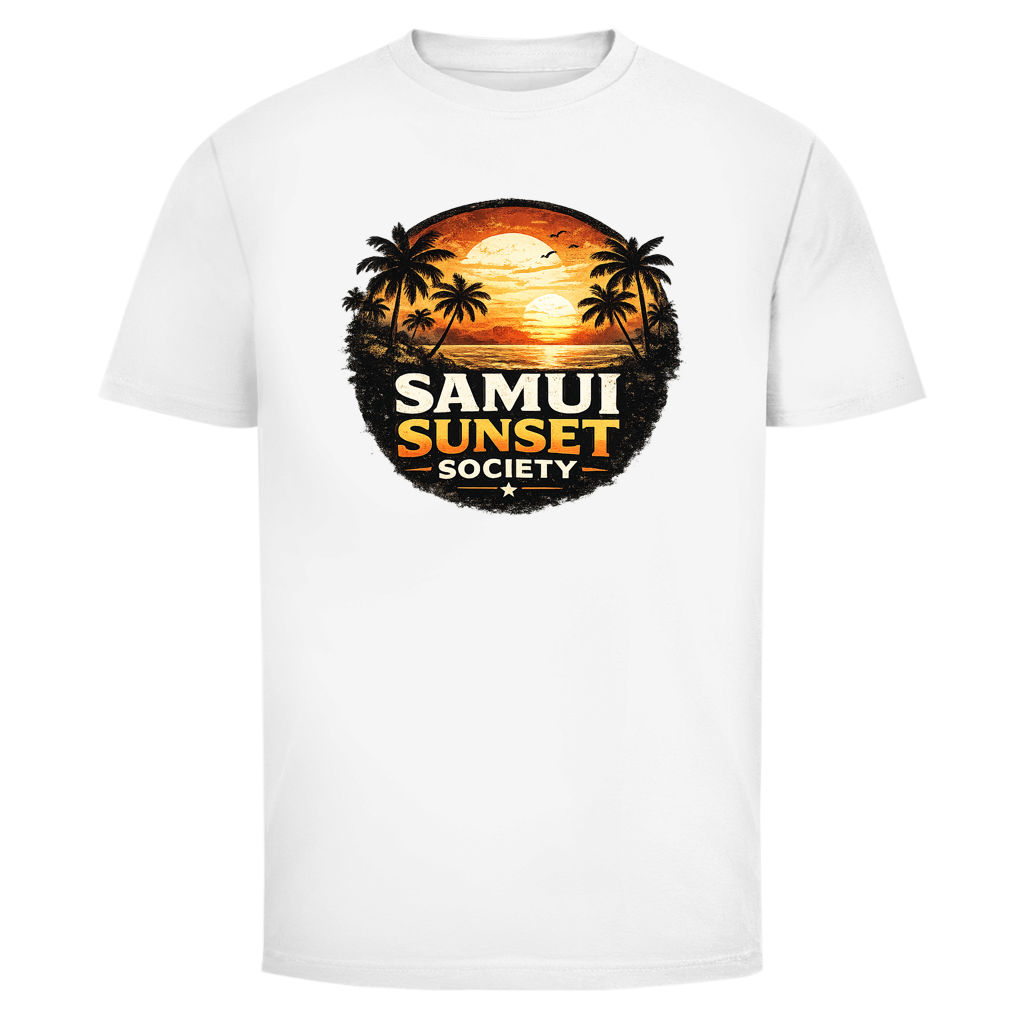 Samui Sunset Society T-Shirt – Thailand – T-Shirt Frontansicht
