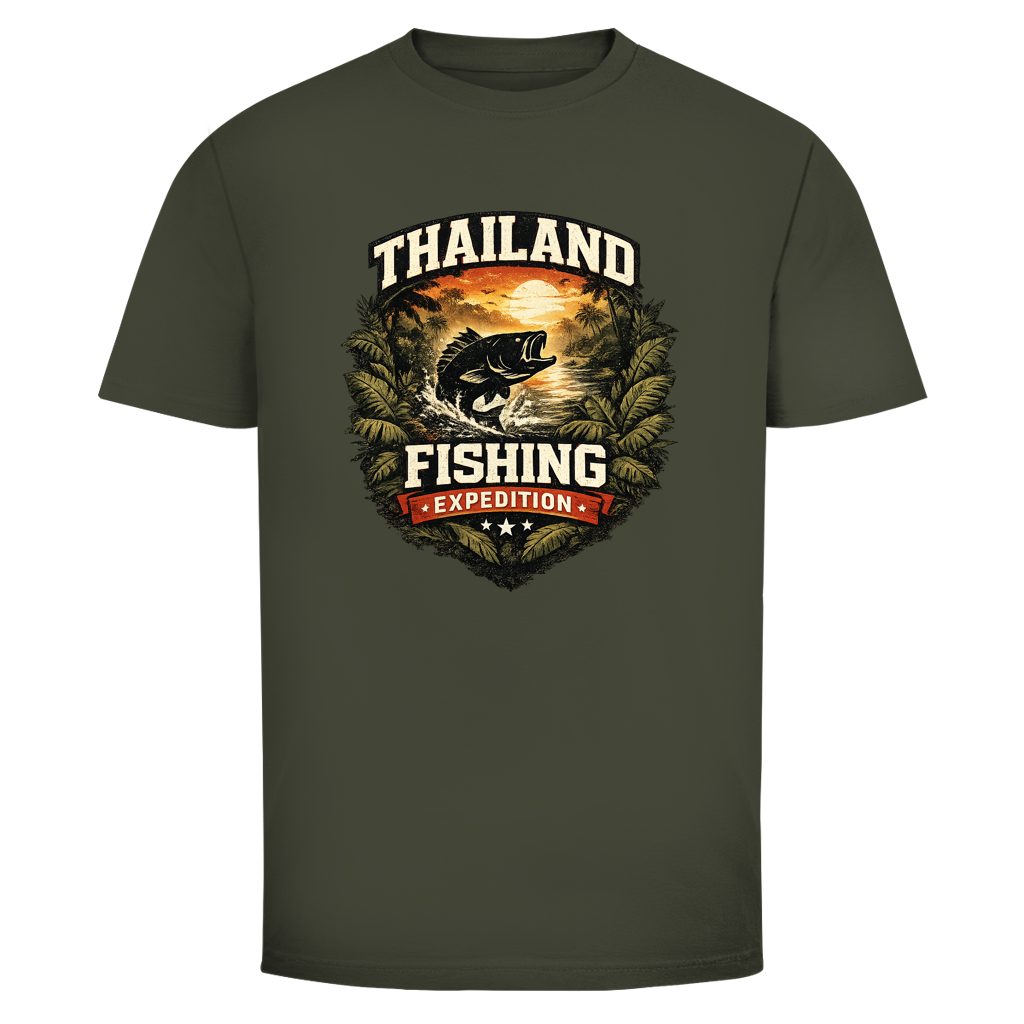 Thailand Fishing Expedition T-Shirt – Angeln – T-Shirt Frontansicht
