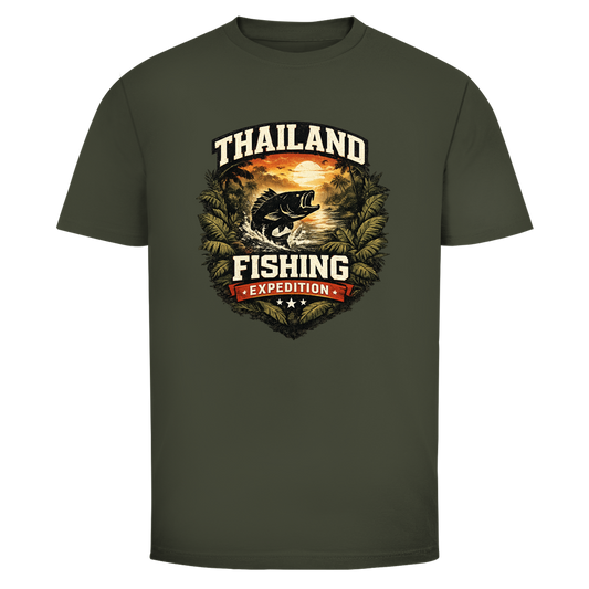 Thailand Fishing Expedition T-Shirt – Angeln – T-Shirt Frontansicht