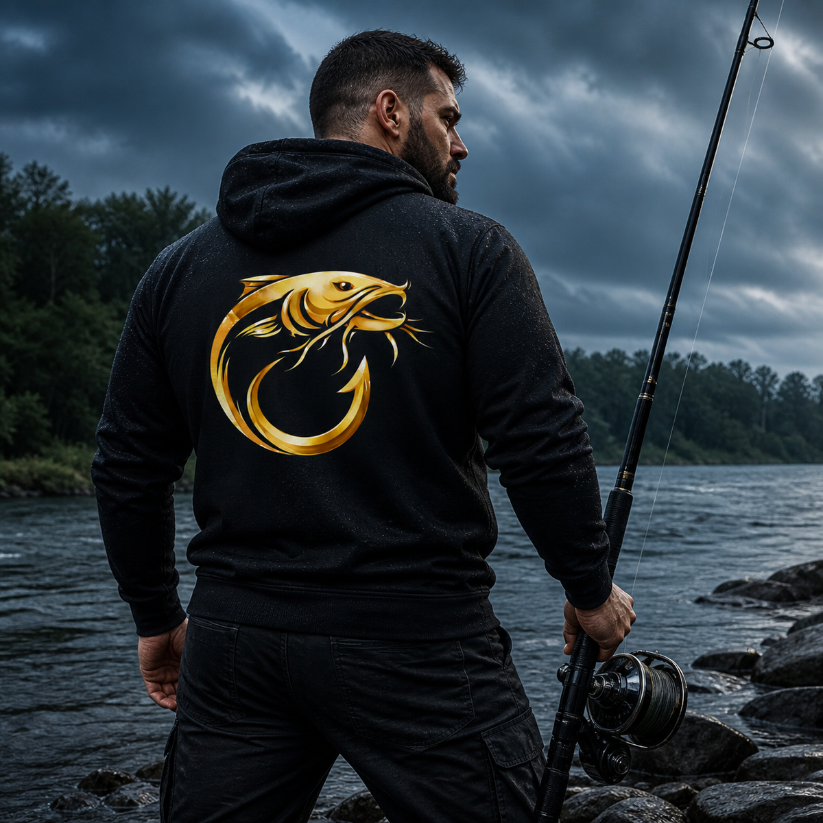 Wild Boys Gold Catfish Hoodie