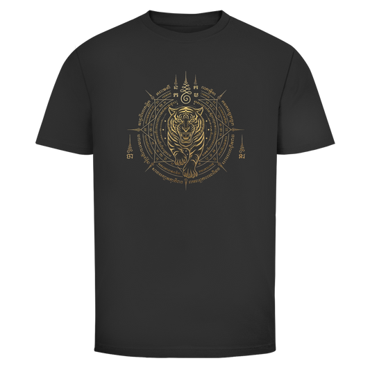 Golden Owl Mandala T-Shirt – Thailand – T-Shirt Frontansicht