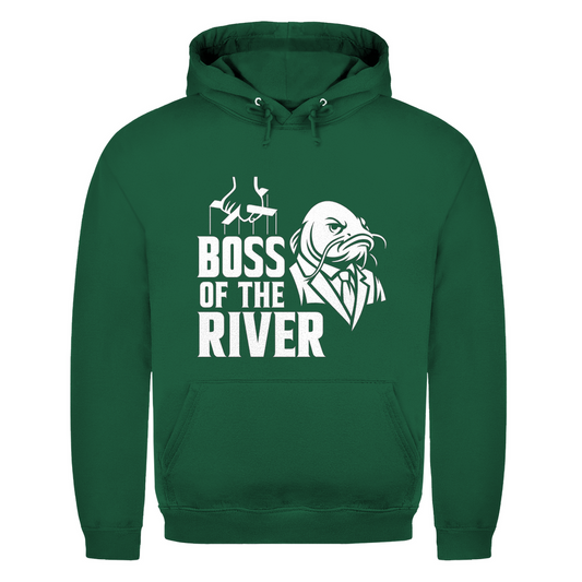 Boss of the River Hoodie – Waller Herren – Hoodie Designdetail Nahaufnahme