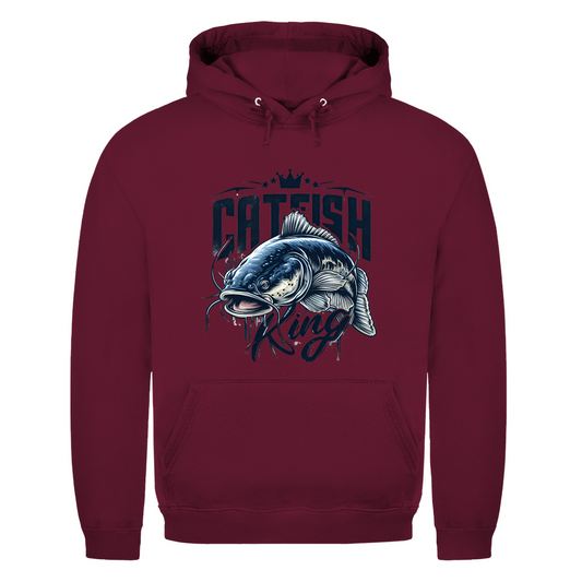 CATFISH KING – Hoodie Designdetail Nahaufnahme