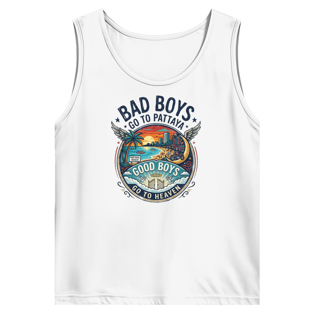 Bad Boys Pattaya Tank Top – Thailand – Tank Top Frontansicht