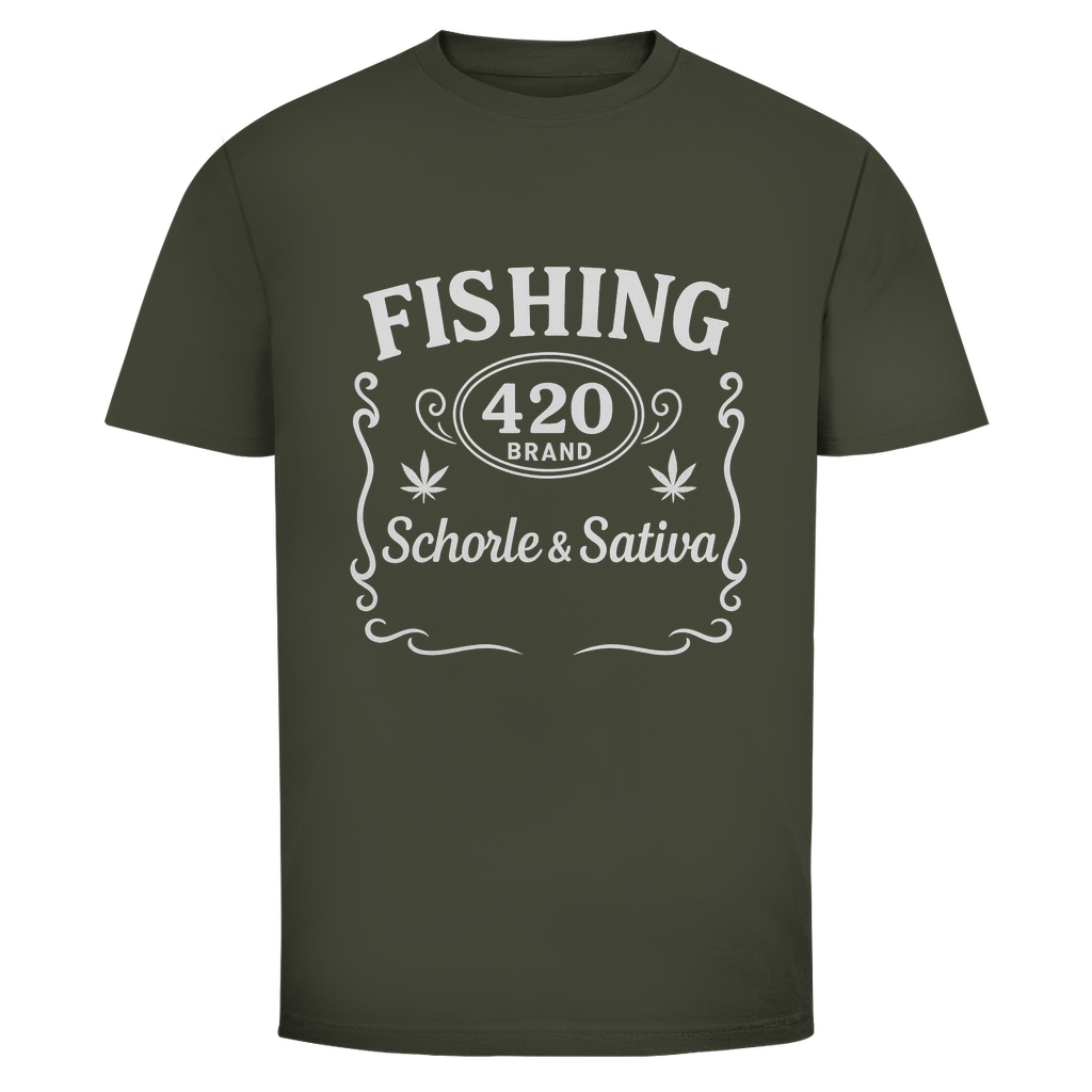 Fishing 420 Shirt – Schorle & Sativa Angler T-Shirt - Wild Boys Shop