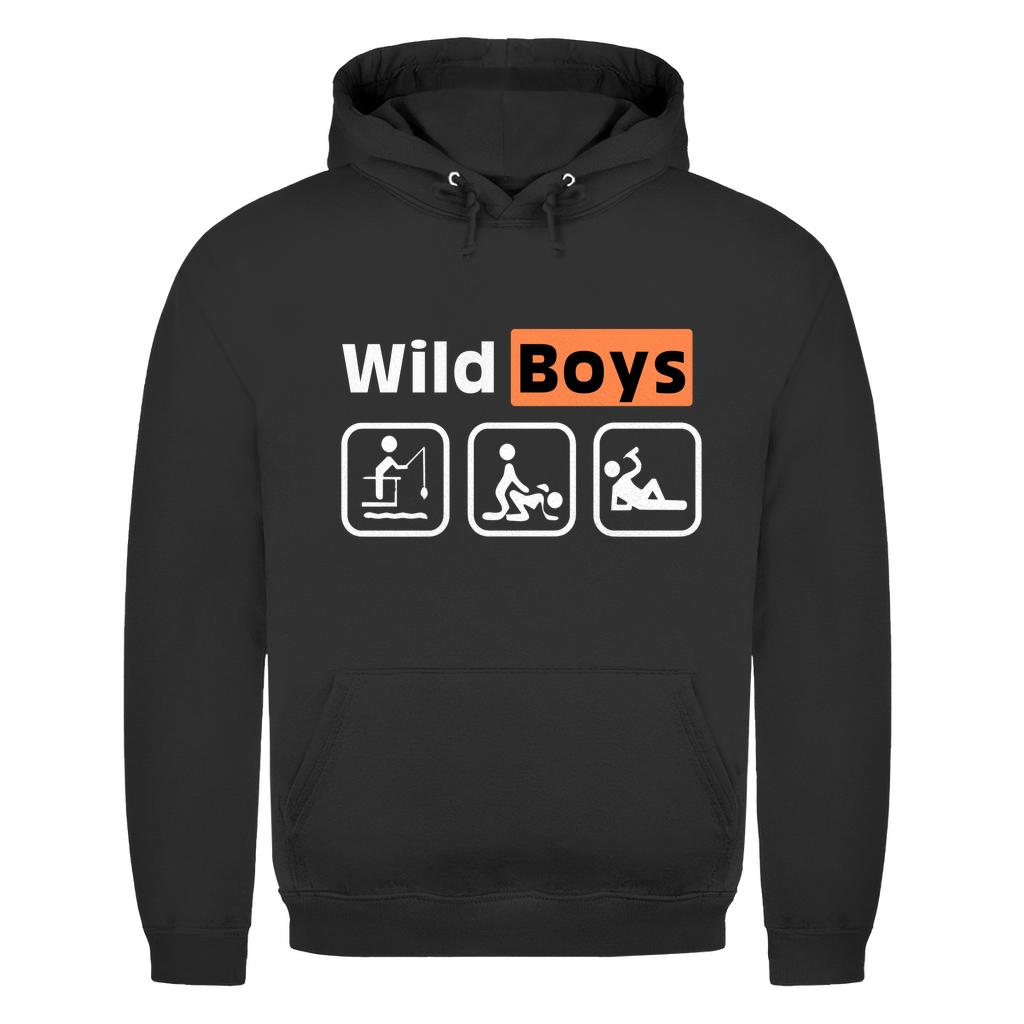 Wild Boys Hoodie – Die 3 Gebote des Anglers | Freiheit. Natur. Abenteuer. - Wild Boys Shop