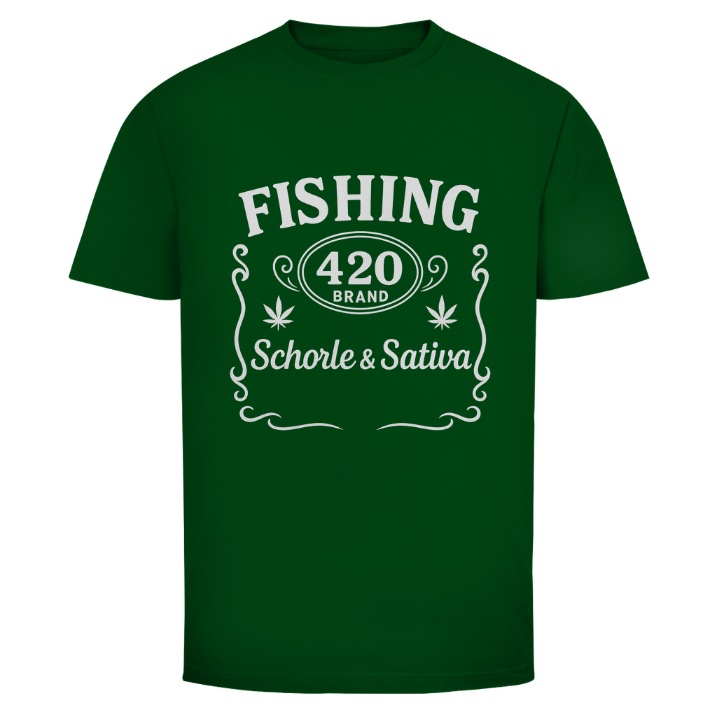 Fishing 420 Shirt – Schorle & Sativa Angler T-Shirt - Wild Boys Shop