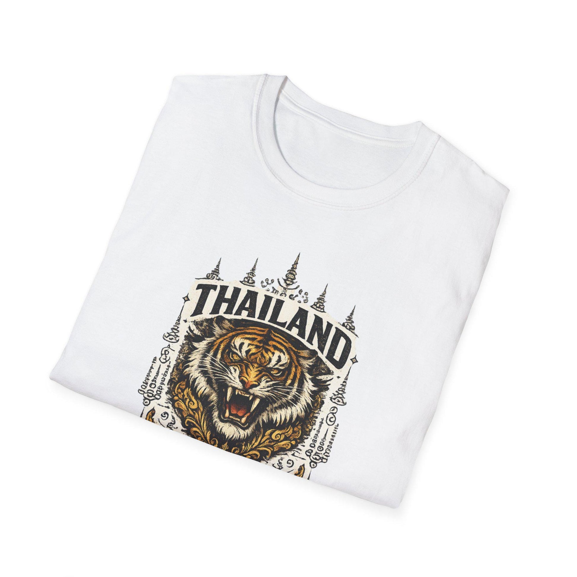 Tiger Crest Design Detail — Thailand Badge Artwork Nahaufnahme