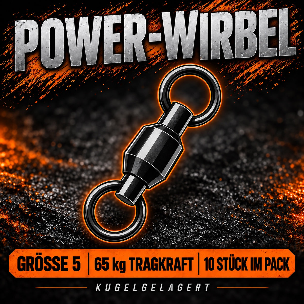 Power-Wirbel Größe 5, 65 kg Tragkraft, 10 Stück im Pack