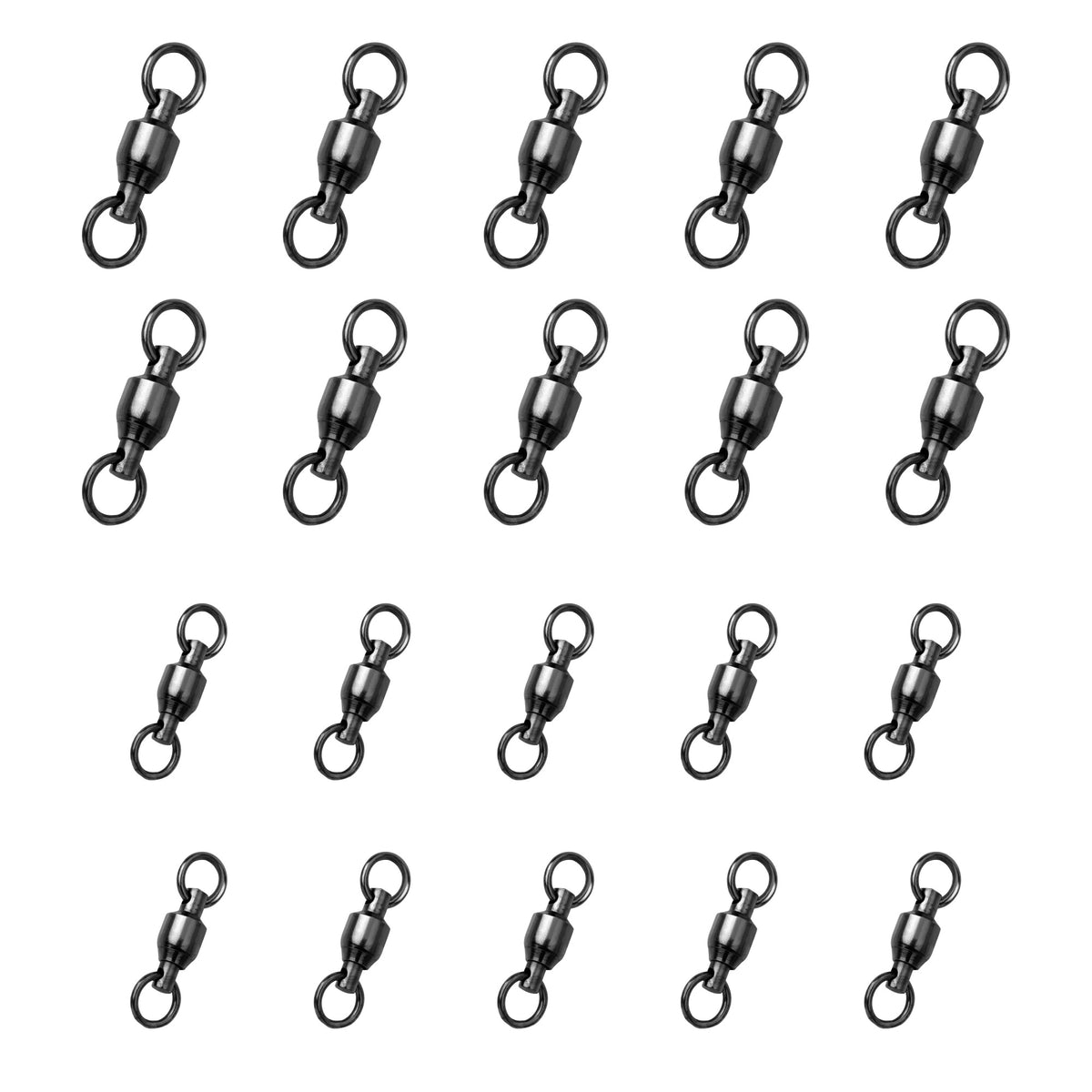 Power-Wirbel Set: 10× 100 kg (Gr. 7) und 10× 65 kg (Gr. 5) kugelgelagerte Wirbel
