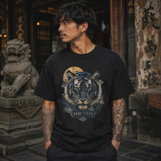 Boro Tiger T-Shirt – Vintage Japanese Streetwear | Wild Boys