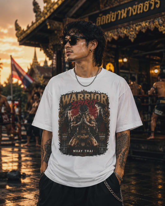 Thai Warrior T-Shirt – Muay Thai Streetwear Krieger Herren Damen