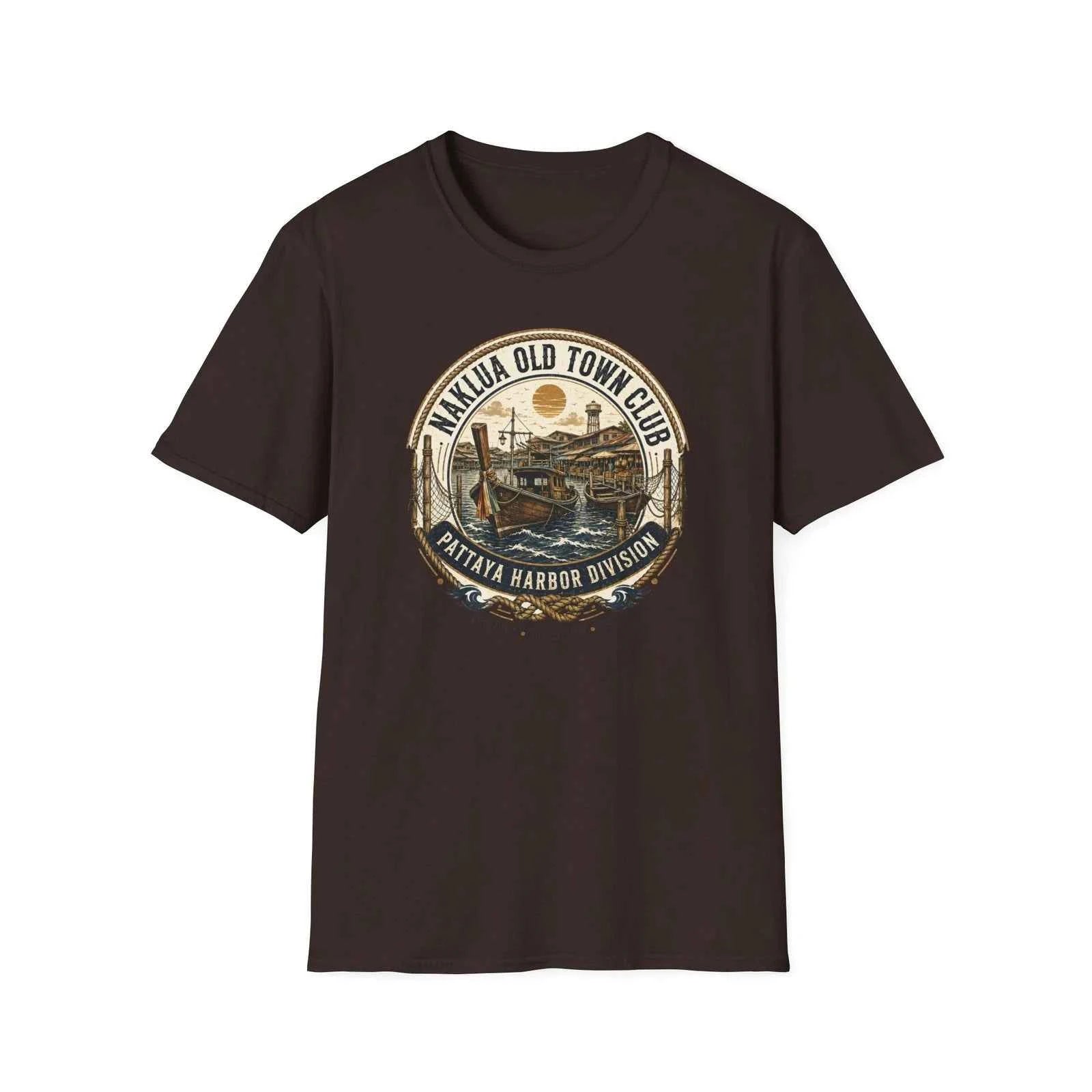 Naklua Old Town Club T-Shirt – Pattaya Harbor Vintage Streetwear Tee