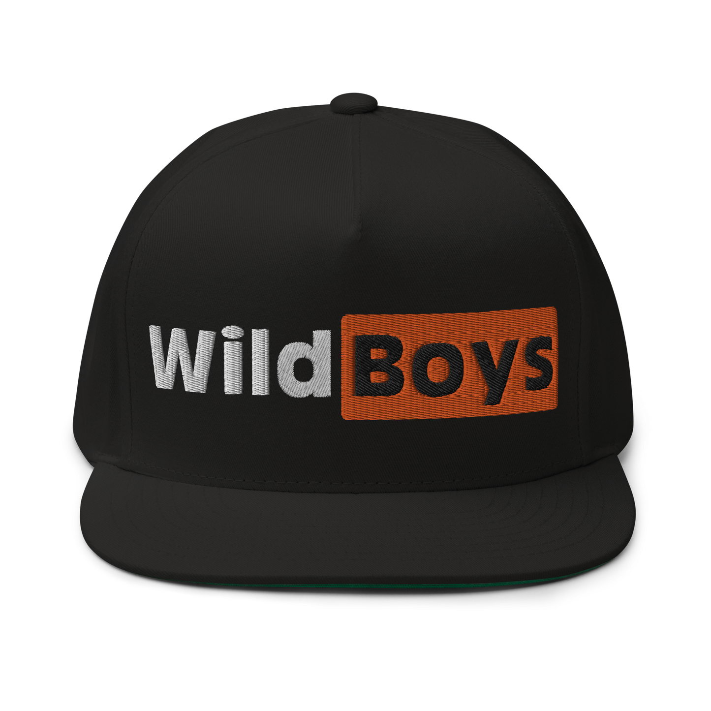 Wild Boys Flat Bill Cap – Premium Streetwear Snapback | 5-Panel High Profile | Unisex