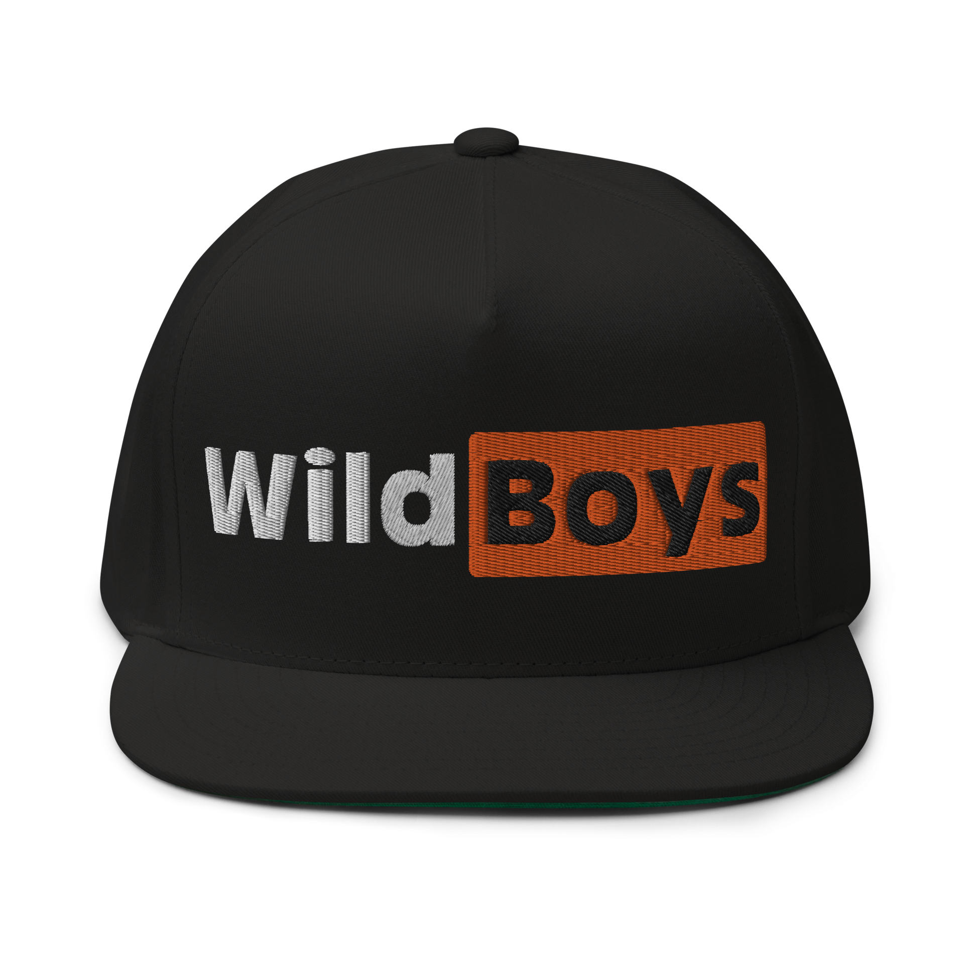 Wild Boys Flat Bill Cap – Premium Streetwear Snapback | 5-Panel High Profile | Unisex